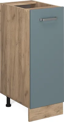 Produktbild von Apothekerschrank Vicco R-Line Blau-Grau 30 cm AP Marmor, Model 45471
