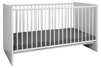 Produktbild von Babybett Lilly 60x120 cm, höhenverstellbarer Lattenrost, 3 entnehmbare Sprossen