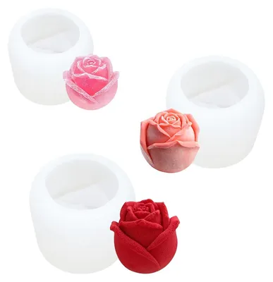 Produktbild von Eiswürfelform Rose, Eiswürfel für Cocktails - ROSE (3er Set) - ICEROSE