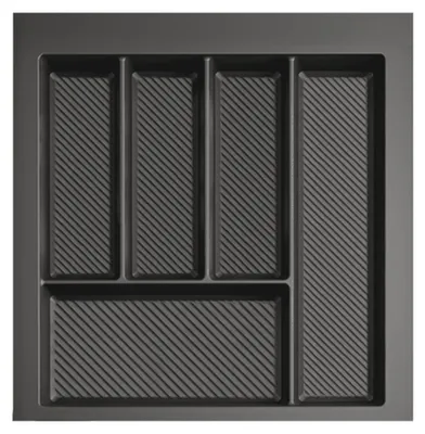 Produktbild von Geschirrschrank, einstellbare Breite 39–45 cm, auf Maß zuschneidbar, Schublade 50 cm, Tiefe 42–49 cm