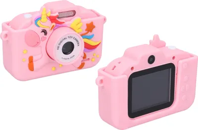 Productafbeelding van Siliconen hoesje voor digitale camera's voor kinderen Eenhoorn - Foto 48mpx Video Full Hd