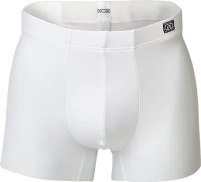 Produktbild von HOM Herren Comfort Boxer Brief - Shorts, Unterwäsche, Modal, einfarbig Weiß S