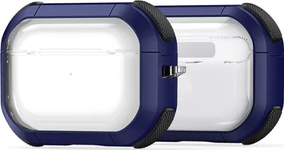 Produktbild von Mobigear Shockproof Apple AirPods Pro 1 Hardcase Hülle - Dunkelblau