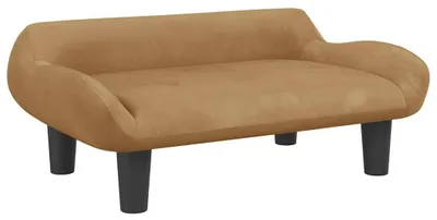 Immagine prodotto di vidaXL Letto per cani marrone 70x40x24 cm in velluto