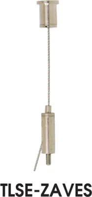 Image de Ecolite Suspension pour luminaire TLSE, 2m, set de 2 TLSE-ZAVES