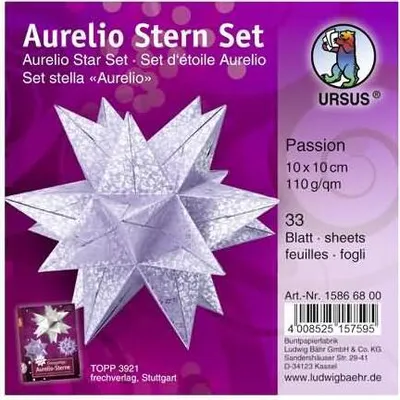 Produktbild von URSUS 15866800, Kunstpapier, 110 g/m², 33 Blätter