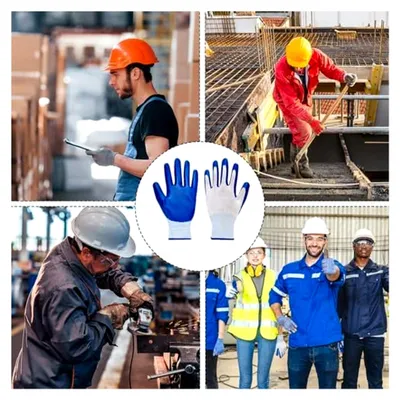 Produktbild von Gartenhandschuhe für Mechaniker und Sicherheitsarbeiten, rutschfeste Handschuhe für Gartenarbeit und Kfz-Reparaturen