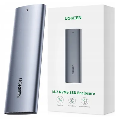 Image de Ssd M.2 M-Key Ugreen Nvme Cm400 , 10Gbps, Usb-C