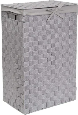 Image de Panier à linge Gris 25 x 38 x H.60 cm
