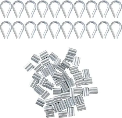 Immagine prodotto di Morsetti in alluminio per filo da 2 mm, 20 pezzi