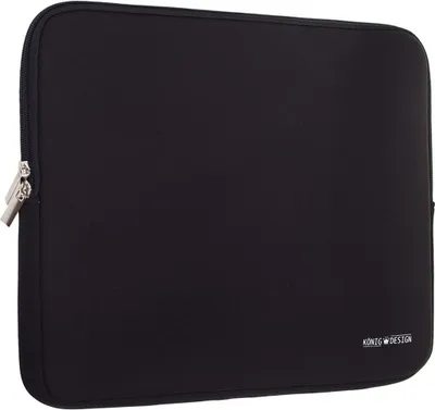 Produktbild von 14 Zoll Laptop Tasche Notebooktasche Schwarz Notebook Laptoptasche Herren Damen Schutzhülle Schutztasche Sleeve Neopren 33,5 cm x 25,5 cm x 2 cm