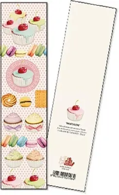 Image de Marque-page pour livre « Pasticcini », lot de 2 - Tassotti