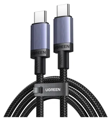 Zdjęcie produktu dla Kabel Usb-C Do Usb-C Ugreen L528, 100 W, 1M (Szary)