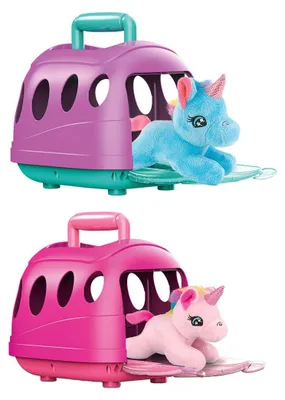 Image de Peluche licorne dans une valise