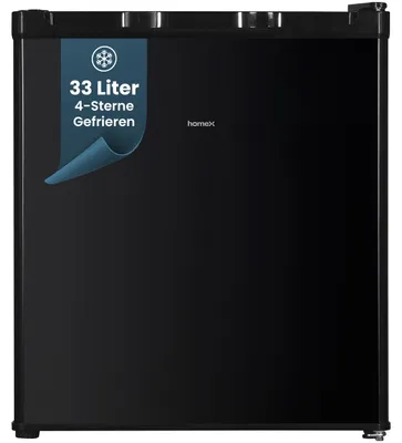 Produktbild von homeX FM1015-B Mini Gefrierschrank, Gefriertruhe klein - 33L Nutzinhalt, 4-Sterne Gefrierbox, Freezer, Tiefkühlschrank