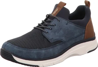 Produktbild von Rieker Schnürhalbschuhe bequem in blau, Gr. 43