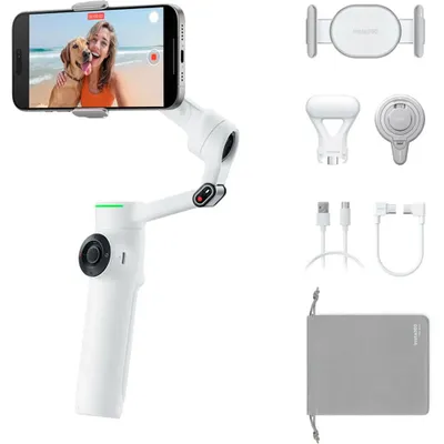 Obrázek produktu pro Insta360 Flow 2 Pro, Stabilizátor kamery chytrého telefonu, Bílá, 360°, -100 - 82°, -150 - 180°, 0,3 kg