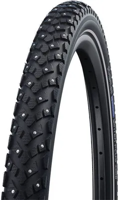 Produktbild von Schwalbe Marathon Winter Plus 26x1.75 (47-559) HS396 - drôt, 200 hrotov, SmartGuard, čierna, reflex