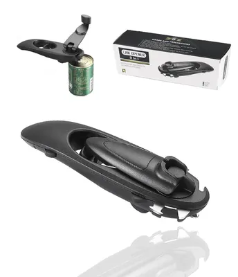 8-in-1 Dosenöffner Set für schwache Hände, Arthritis, schwarz
