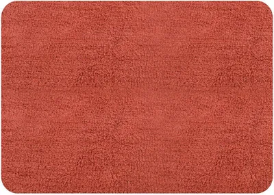 Obrázek produktu pro spirella® Koupelnová předložka "Campus" terakotově červená, 50x70cm, omyvatelná, protiskluzová, bavlna