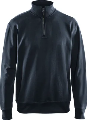 Produktbild von Blakläder Sweatshirt mit Half-Zip 3369 1158 in div. Farben, Farbe:rot, Größe:M