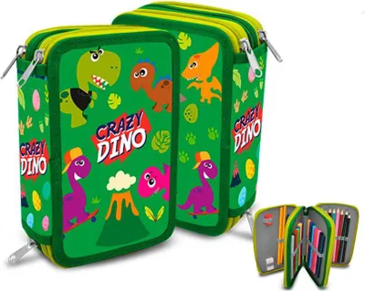 Image de Porte-plume avec contenu, Crazy Dino