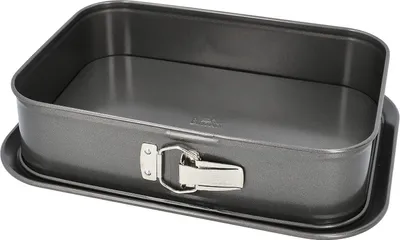 Zdjęcie produktu dla Forma prostokątna z wyjmowanym dnem Birkmann Easy Baking, stal węglowa, powłoka nieprzywierająca, 34 x 23,5 x 8 cm