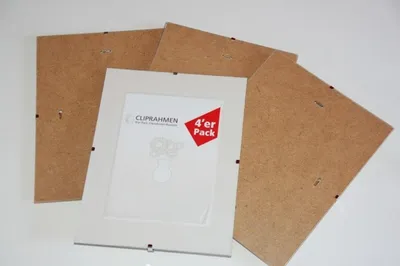 Produktbild von Cliprahmen Bilderrahmen 4er Pack 13x18cm Poster Fotos Dekoration Träger Halter