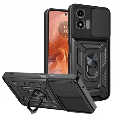 Produktbild von Techsuit Camshield Back Cover Hülle für Motorola Moto G04 / G04s / G24 - Schwarz