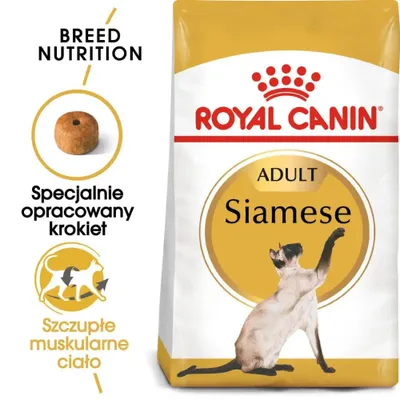Produktbild von Royal Canin Siamese, Adult, Siamkatze, Geflügel, 2 kg, Antioxidantien enthalten