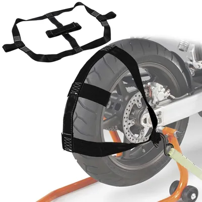 Immagine prodotto di Cinghie di fissaggio per motociclette, per il trasporto, larghezza 48 mm, colore nero, portata 1000 kg