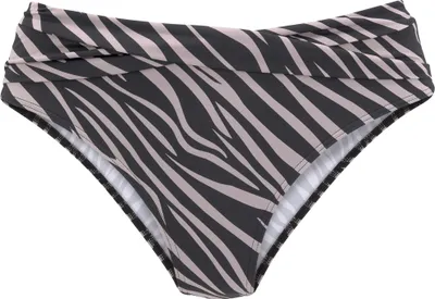 Produktbild von LASCANA Bikini-Hose Kaa schwarz-bedruckt Größe 34
