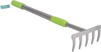 Imagen del producto de Herramienta de jardinería de metal y plástico, ajustable de 63 a 90 cm, con un ancho de 12,5 cm, para trabajos de jardinería
