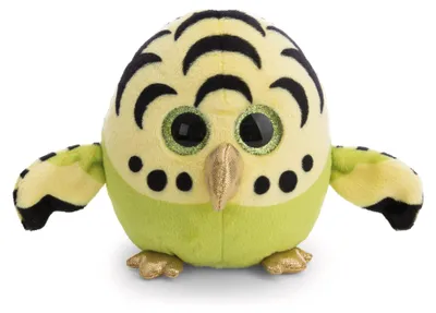Produktbild von NICI GLUBSCHIS Kuscheltier Baby Wellensittich Bobbolito 13cm - grün - Stofftier aus weichem Plüsch, niedliches Plüschtier zum Kuscheln und Spielen, für Kinder & Erwachsene, tolle Geschenkidee - 63052