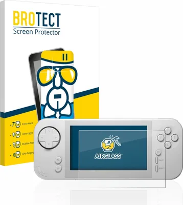 Produktbild von BROTECT Schutzglas für Evercade EXP Schutzfolie Panzer Folie Glas Display Schutz klar
