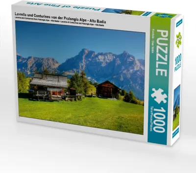 Produktbild von Calvendo Lavrella und Conturines von der Pralongia Alpe - Alta Badia 1000 Teile Puzzle quer 640x480mm, ; 7356197