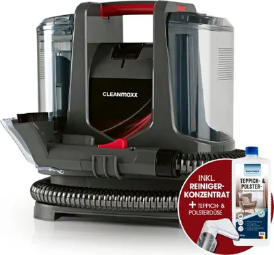 Obrázok produktu pre CLEANmaxx čistič kobercov Kompakt Plus vrátane 1 l koncentrátu čističa EASYmaxx