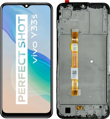 Obrázok produktu pre Originálny LCD displej a dotykové sklo Vivo Y33s V2109 s rámom (REF), náhradný displej pre Vivo Y33s V2109, náhradné diely pre smartfón