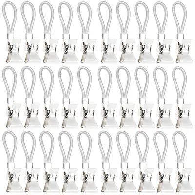 Handtuchclips 30 Stück Metall – für Küche & Bad
