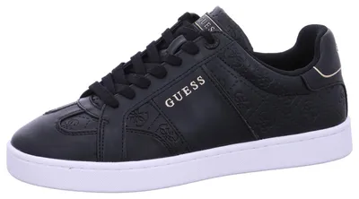 Produktbild von Guess JRone Sneaker Schwarz mit Logo-Details, Metallic-Akzenten und weicher Innensohle