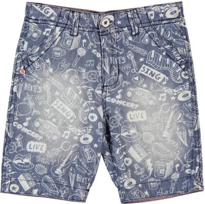 Produktbild von Bóboli Jungen Jeans-Shorts Alloverprint Gr. 98 - 164 110