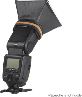 Produktbild von Tragbares Fotografie-Blitzdiffusor-Mini-Softbox-Set für Canon EOS Nikon Olympus Pentax Sony Sigma DSLR Speedlite