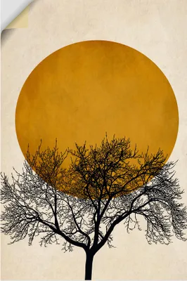 Produktbild von ARTland Wandbild, selbstklebend Wintermorgen Größe: 40x60 cm