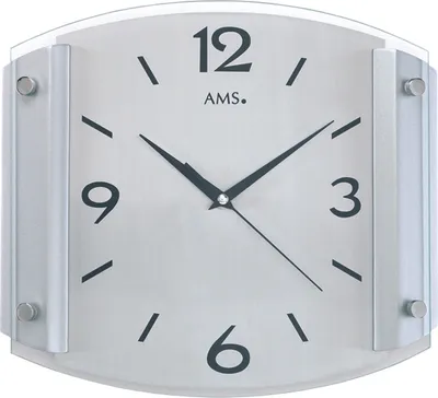 Produktbild von AMS Funk-Wanduhr, Funkwerk, 30x26x5cm, 5938