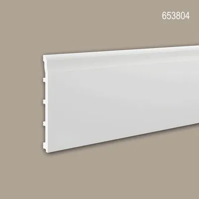 Produktbild von Profhome 653805 Sockelleiste Fußleiste Zierleiste Stuckleiste 2 m