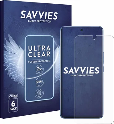 Produktbild von 6x Für Vivo V50e Schutzfolie Savvies Displayschutz Display Schutz Folie Klar Transparent