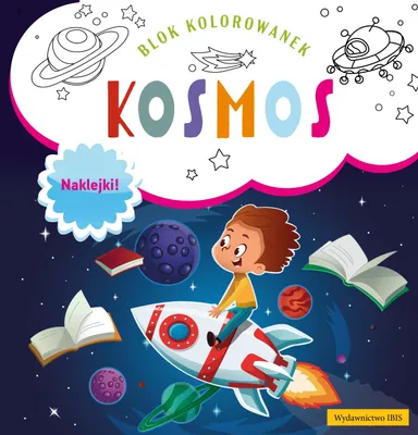 Imagen del producto de Blok kolorowanek Kosmos naklejki