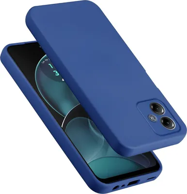 Obrázek produktu pro Cadorabo pouzdro pro Motorola Moto G14 kryt silikonový kryt mobilního telefonu pouzdro z tekutého silikonu, odolné proti poškrábání a nárazům ochranný kryt pro Motorola Moto G14