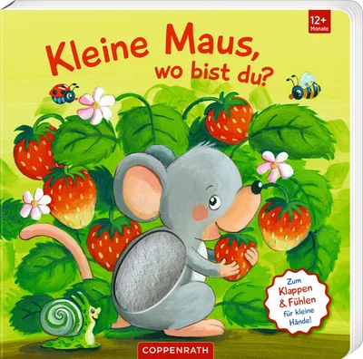 Produktbild von Coppenrath Verlag Mein 1. Guckloch-Fühlbuch: Kl.Maus, wo bist du? (Fühl.&beg.)