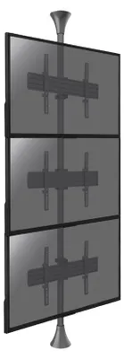 Image de Support sol-plafond pour 3 écrans TV 32'' - 75'' - Vesa max 600x400